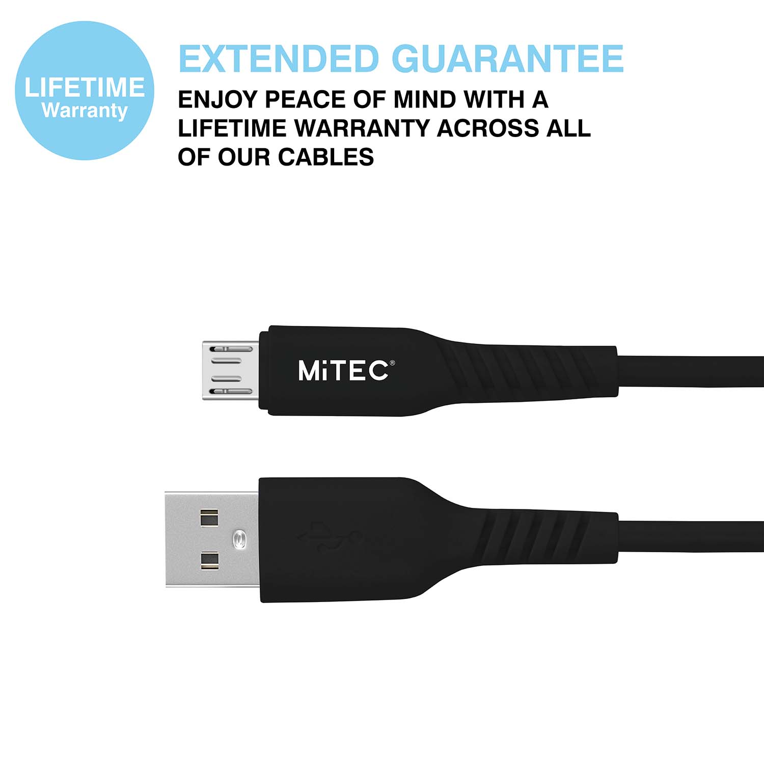 MiTEC MiPOWER Micro USB Cable 1m