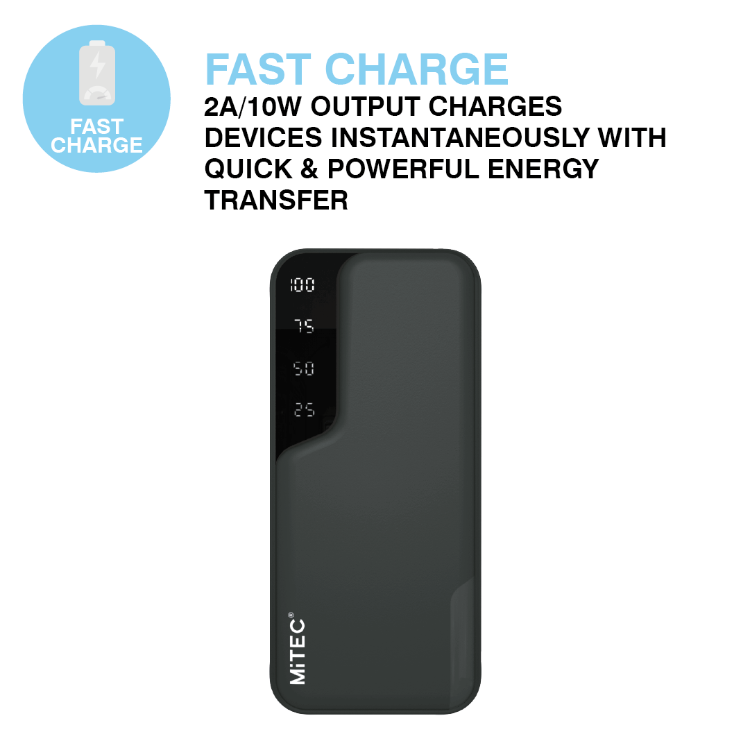 MiTEC MiPOWER 6000mAh Dual USB Powerbank