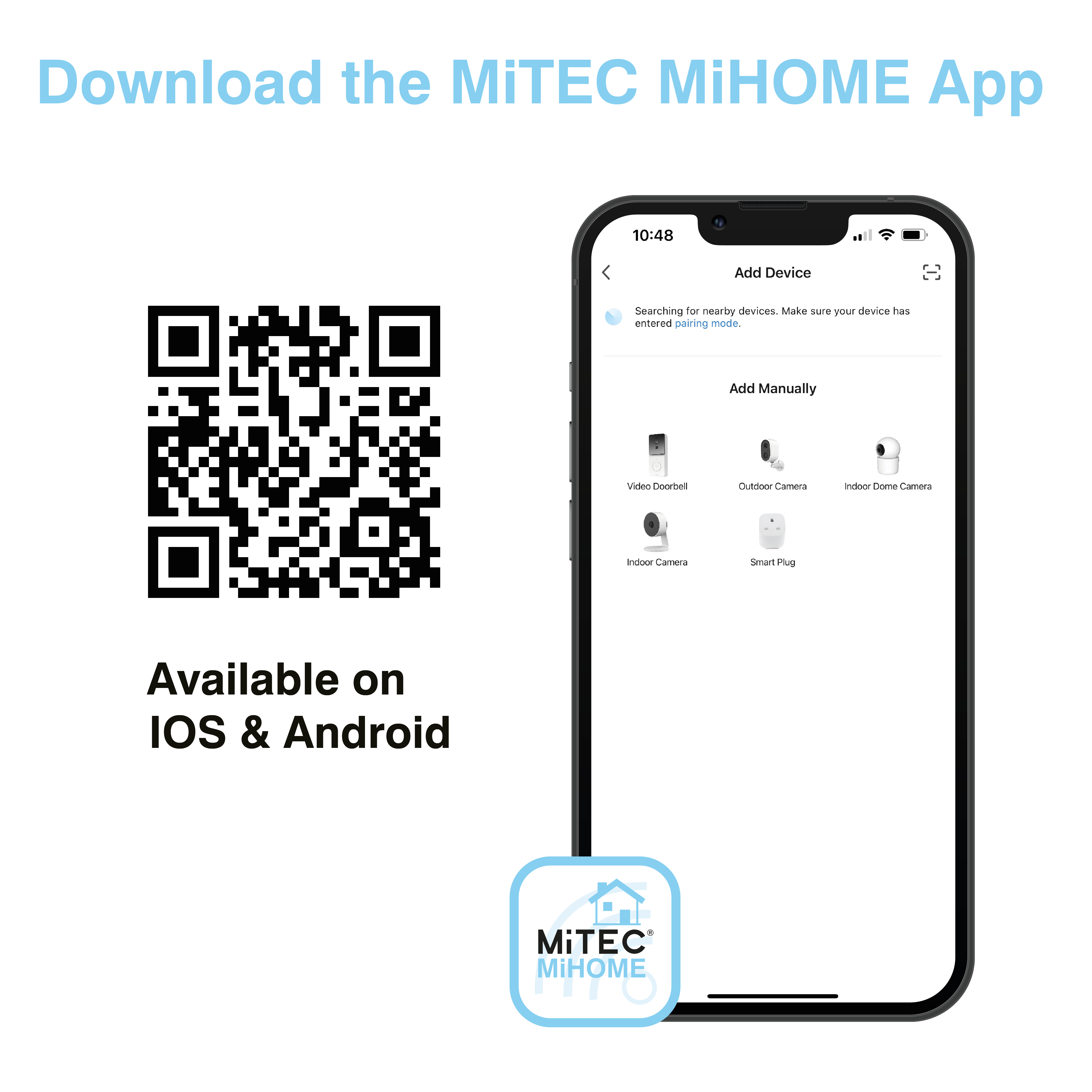 MiTEC MiHOME Smart Outdoor Camera White