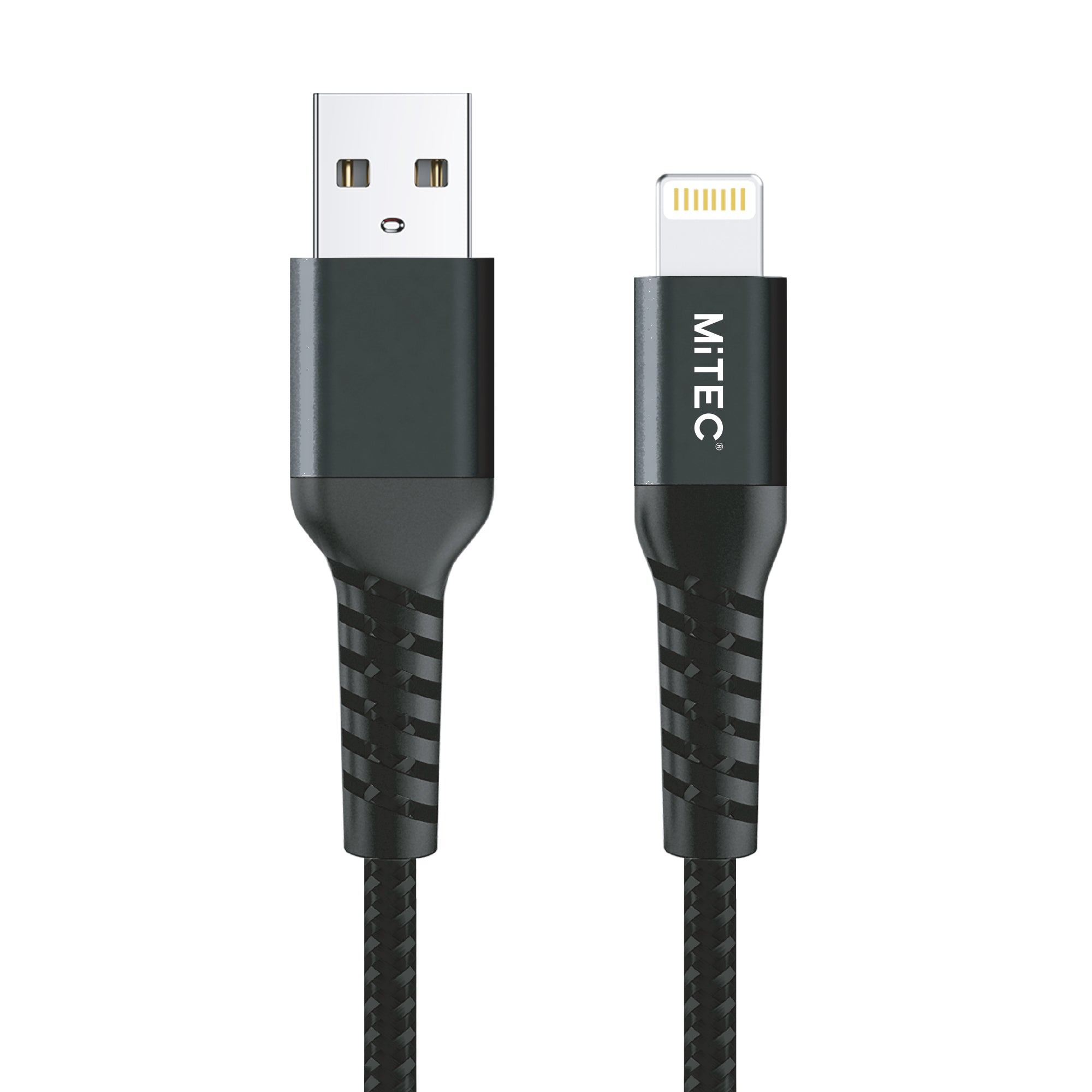 MiTEC MiPOWER USB to Lightning Cable Braided 1m