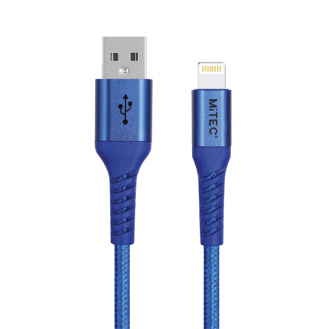 MiTEC MiPOWER USB to Lightning Cable Braided 1m