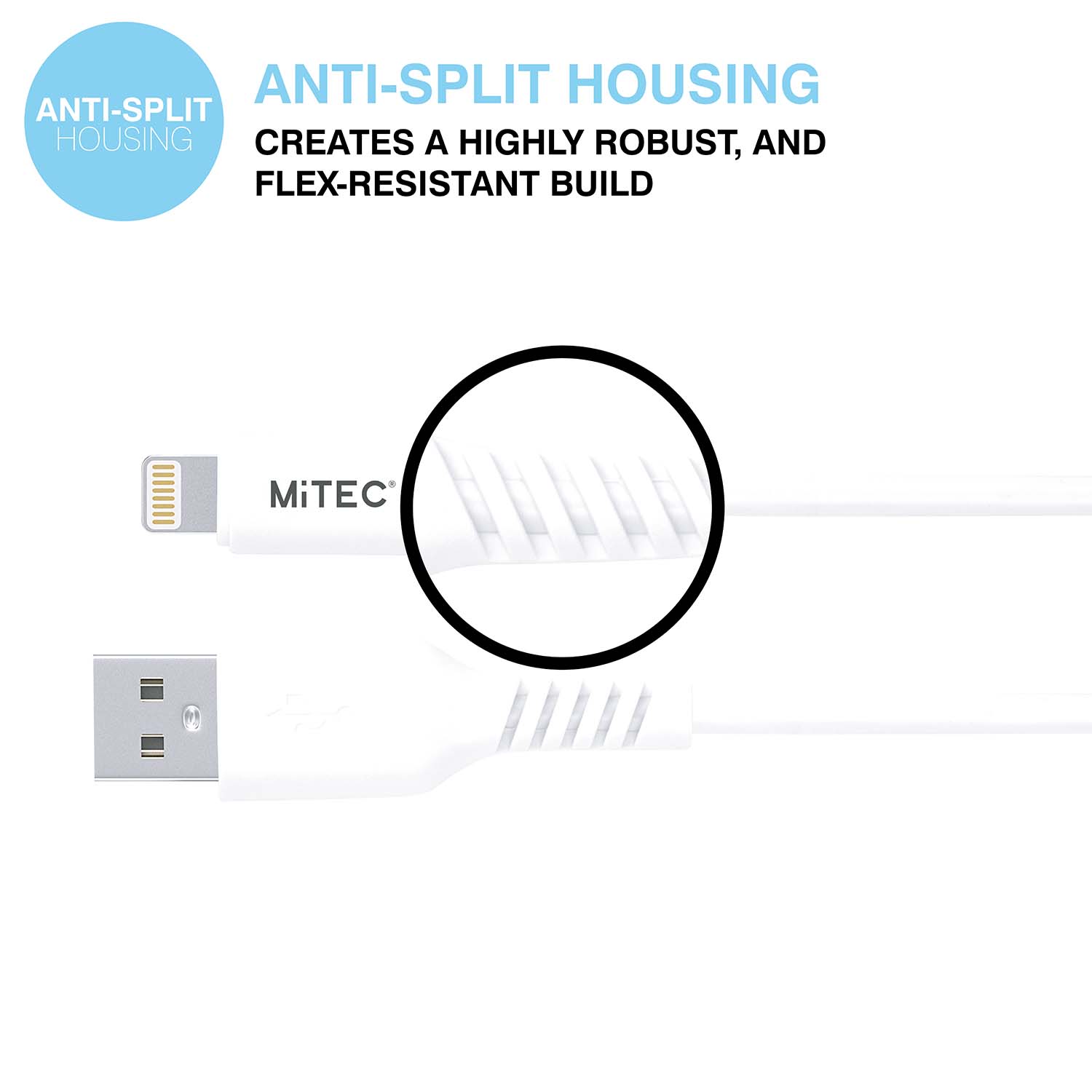 MiTEC MiPOWER USB to Lightning Cable