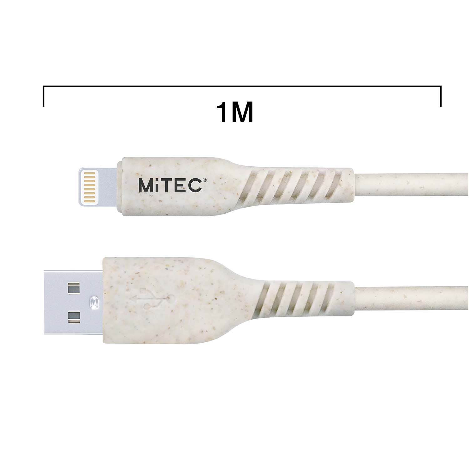 MiTEC BIO Lightning Cable 1M Beige