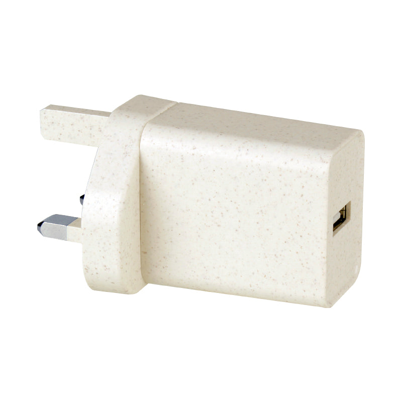 MiTEC BIO Universal 2A USB Mains Charger Beige