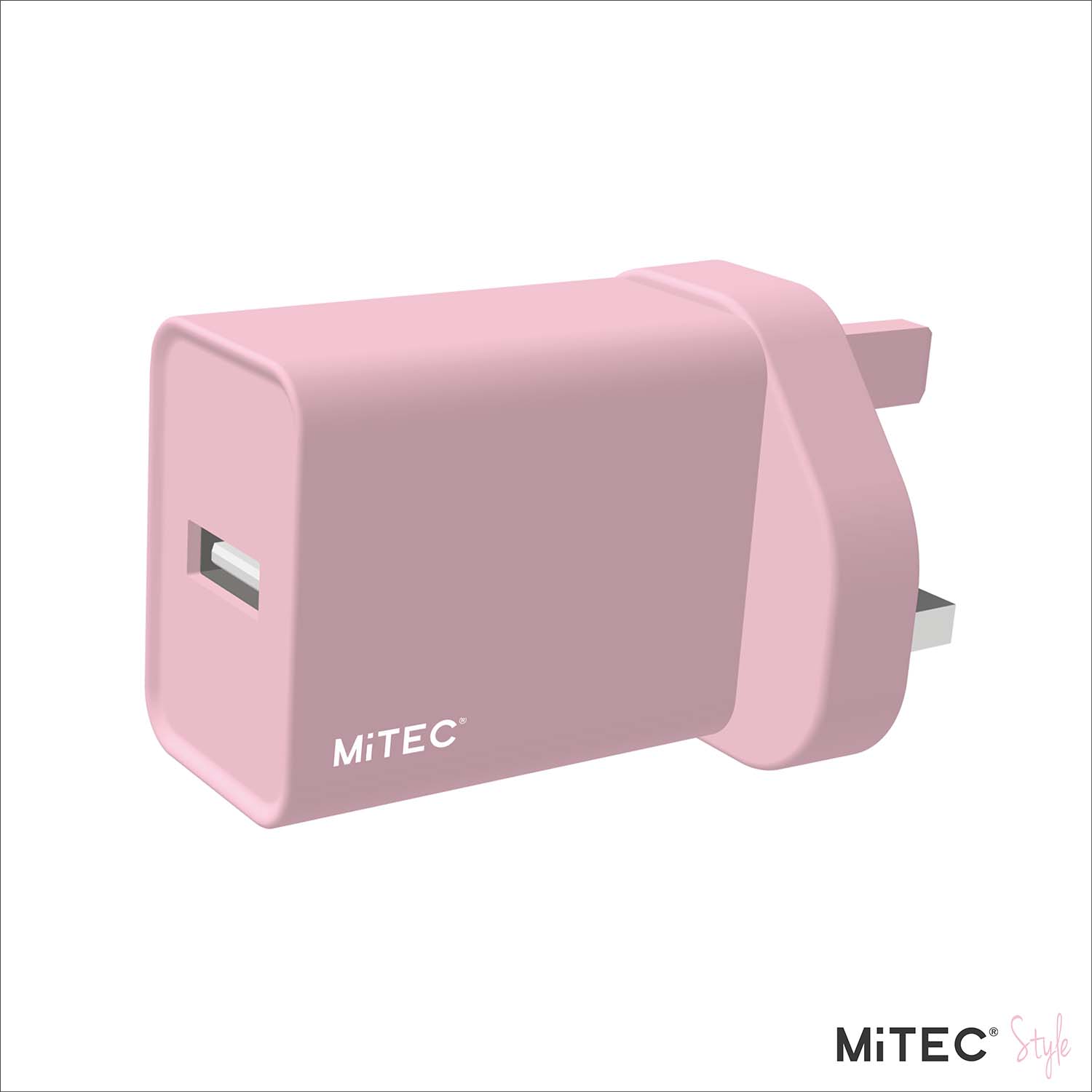 MiTEC MiPOWER 2A Mains USB Charger