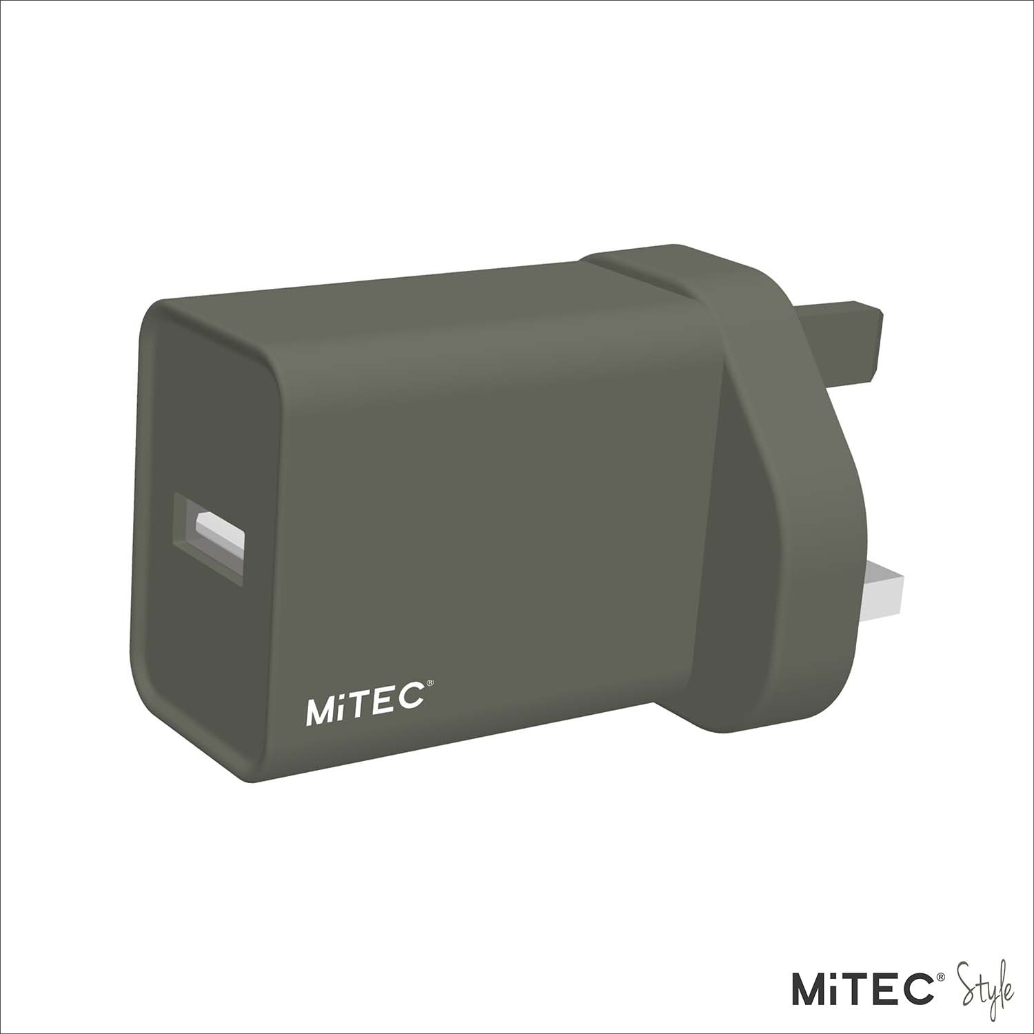 MiTEC MiPOWER 2A Mains USB Charger