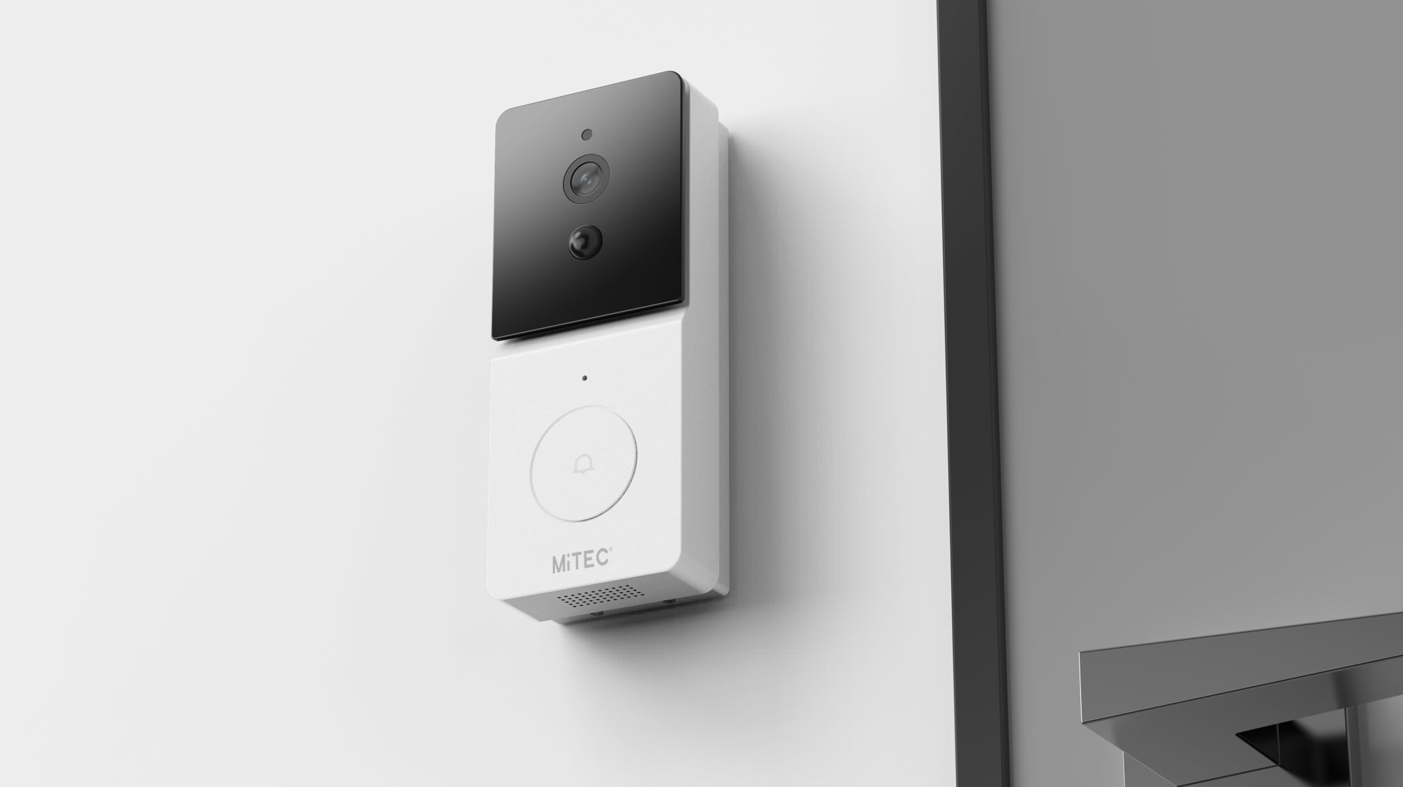 MiTEC MiHOME Smart Doorbell Camera White